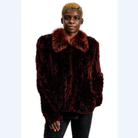 Paula Lishman Jackets & Blazers - SOLD* SALE Paula Lishman Sheared Beaver Fur Knit Jacket